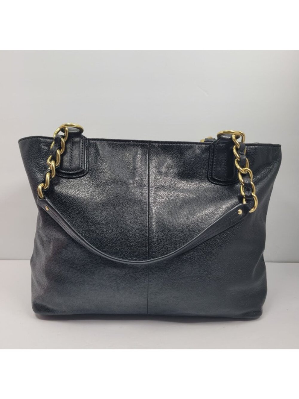 Coach Madison Women's Black Soft Leather Tote Bag H1294-20466 - Picture 2 of 11